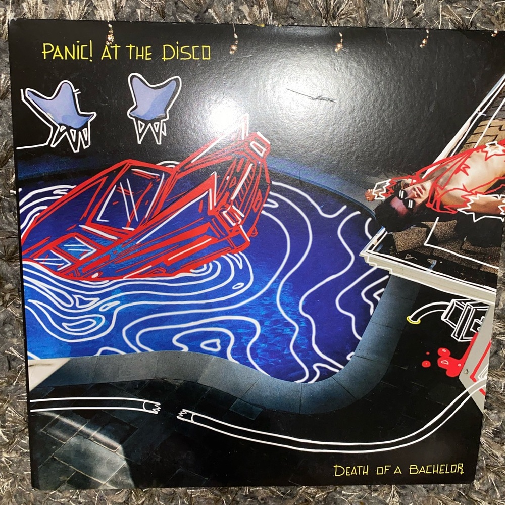 Panic! At The Disco Death of a Bachelor vinyl record album